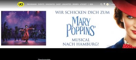 Hamburg Musical Reise Gewinnspiel, UCI Gewinnspiel