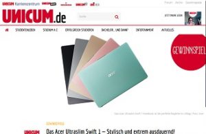 Acer Notebook Gewinnspiel, Unicum Gewinnspiel