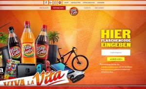 Vita Cola Flaschencode eingeben, Vita Cola Gewinnspiel