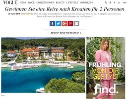 Kroatien Reise Gewinnspiel, Vogue Gewinnspiel