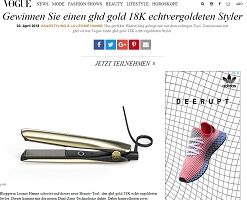 ghd Haar-Styler Gewinnspiel, Vogue Gewinnspiel