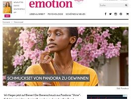 Pandora Schmuck-Set Gewinnspiel, emotion Gewinnspiel