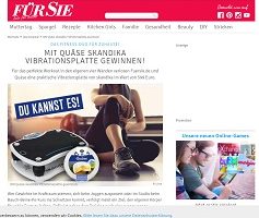 Skandika Vibrations-Trainer Gewinnspiel, Für Sie Gewinnspiel