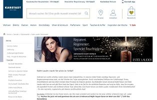 Advanced Night Repair Gewinnspiel, Karstadt Gewinnspiel