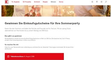 Kaufland Gutschein Gewinnspiel, Kaufland Gewinnspiel