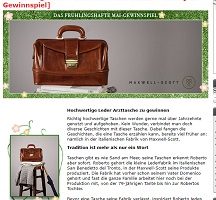 Maxwell-Scott Arzttasche Gewinnspiel, KinoNews Gewinnspiel
