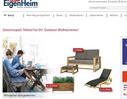 Gardanio Outdoor-Möbel Gewinnspiel, Mein Eigenheim Gewinnspiel