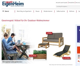 Gardanio Outdoor-Möbel Gewinnspiel, Mein Eigenheim Gewinnspiel
