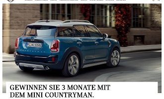 Mini Countryman Gewinnspiel, Mini Gewinnspiel