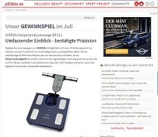 Omron Körper-Analyse-Waage Gewinnspiel, Paradisi Gewinnspiel