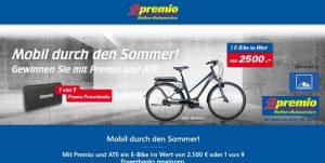 E-Bike Gewinnspiel, Premio Gewinnspiel