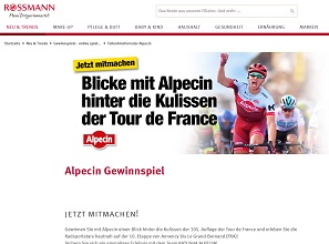 Tour de France Reise Gewinnspiel, Rossmann Gewinnspiel