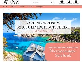 Sardinien Reise Gewinnspiel, Wenz Gewinnspiel