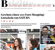 Saturn Gutschein Gewinnspiel, brigitte Gewinnspiel