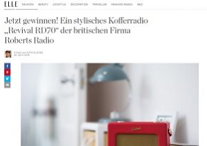 Roberts Radio Gewinnspiel, elle Gewinnspiel