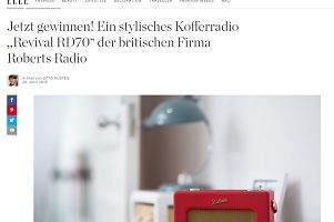 Roberts Radio Gewinnspiel, elle Gewinnspiel
