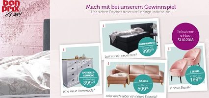 Boxspringbett Gewinnspiel, Bonprix Gewinnspiel