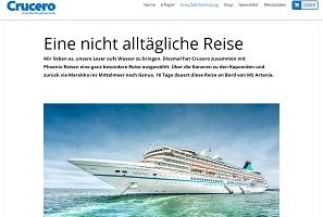 Mittelmeer Atlantik Kreuzfahrt Gewinnspiel, Crucero Gewinnspiel