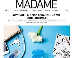 SunshineSmile Gewinnspiel, Madame Gewinnspiel