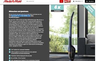 AEG Handstaubsauger Gewinnspiel, Media Markt Gewinnspiel