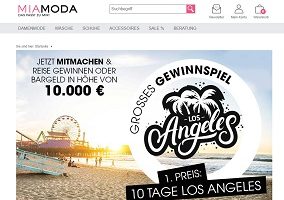 MiaModa Los Angeles Gewinnspiel. MiaModa Gewinnspiel