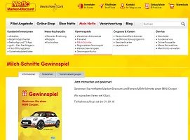 Netto Milch-Schnitte Gewinnspiel, Netto Gewinnspiel