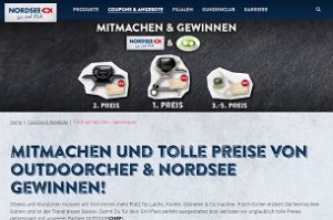 Outdoorchef Gaskugelgrill Gewinnspiel, Nordsee Gewinnnspiel
