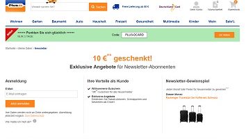 Packenger Kofferset Gewinnspiel, Plus Gewinnspiel