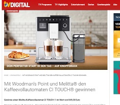 Melitta Kaffeevollautomat Gewinnspiel, TV Digital Gewinnspiel
