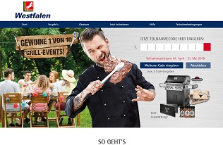 Westfalen Code eingeben, Westfalen Gewinnspiel