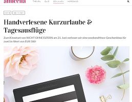 weekend4two Gutschein Gewinnspiel, amicella Gewinnspiel