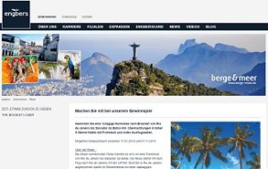 Brasilien Reise Gewinnspiel, engbers Gewinnspiel