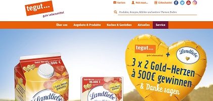 tegut Gold-Herzen Gewinnspiel, tegut Gewinnspiel