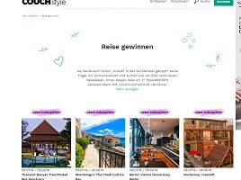 Couch Traumurlaub Gewinnspiel, Couch Gewinnspiel