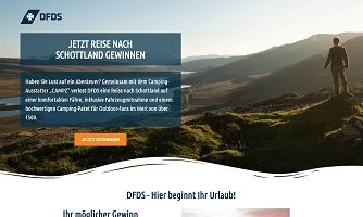 Schottland Abenteuer Gewinnspiel, DFDS Gewinnspiel