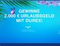 Durex Urlaubsgeld Gewinnspiel, Durex Gewinnspiel