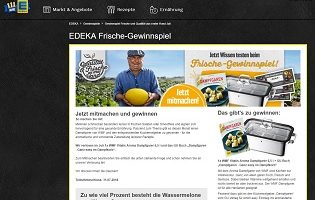 WMF Dampfgarer Gewinnspiel, Edeka Gewinnspiel
