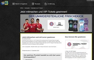 Bayern VIP Ticksts Gewinnspiel, Edeka Gewinnspiel
