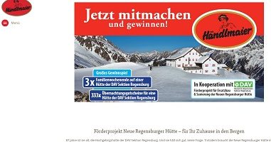 DAV Gutschein Gewinnspiel, Händlmaier Gewinnspiel