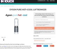 Dyson Luftreiniger Gewinnspiel, InTouch Gewinnspiel