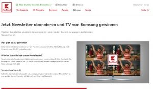 Kaufland Samsung TV Gewinnspiel, Kaufland Gewinnspiel