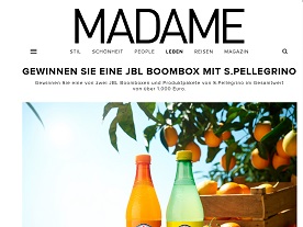 JBL Bluetooth Lautsprecher Gewinnspiel, Madame Gewinnspiel
