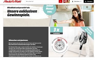 MediaMarkt Staubsauger und Reiniger Gewinnspiel, MediaMarkt Gewinnspiel
