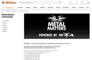 Wacken 2019 Tickets Gewinnspiel, Müller Gewinnspiel