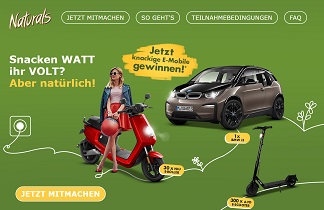 Naturals Code eingeben, Naturals Gewinnspiel