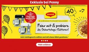 Penny Maggi Gewinnspiel, Penny Gewinnspiel