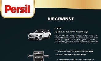 persil-gewinnspiel.de, Persil Kassenbon Gewinnspiel, Persil Gewinnspiel