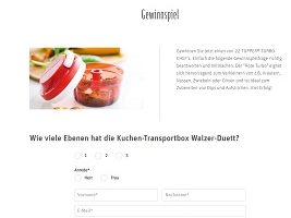 Tupper Turbo Chef Gewinnspiel, REWE Gewinnspiel