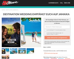 Jamaika Urlaub Gewinnspiel, TV Movie Gewinnspiel