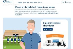 Samsung 78 Zoll UHD TV Gewinnspiel, Union Investment Gewinnspiel